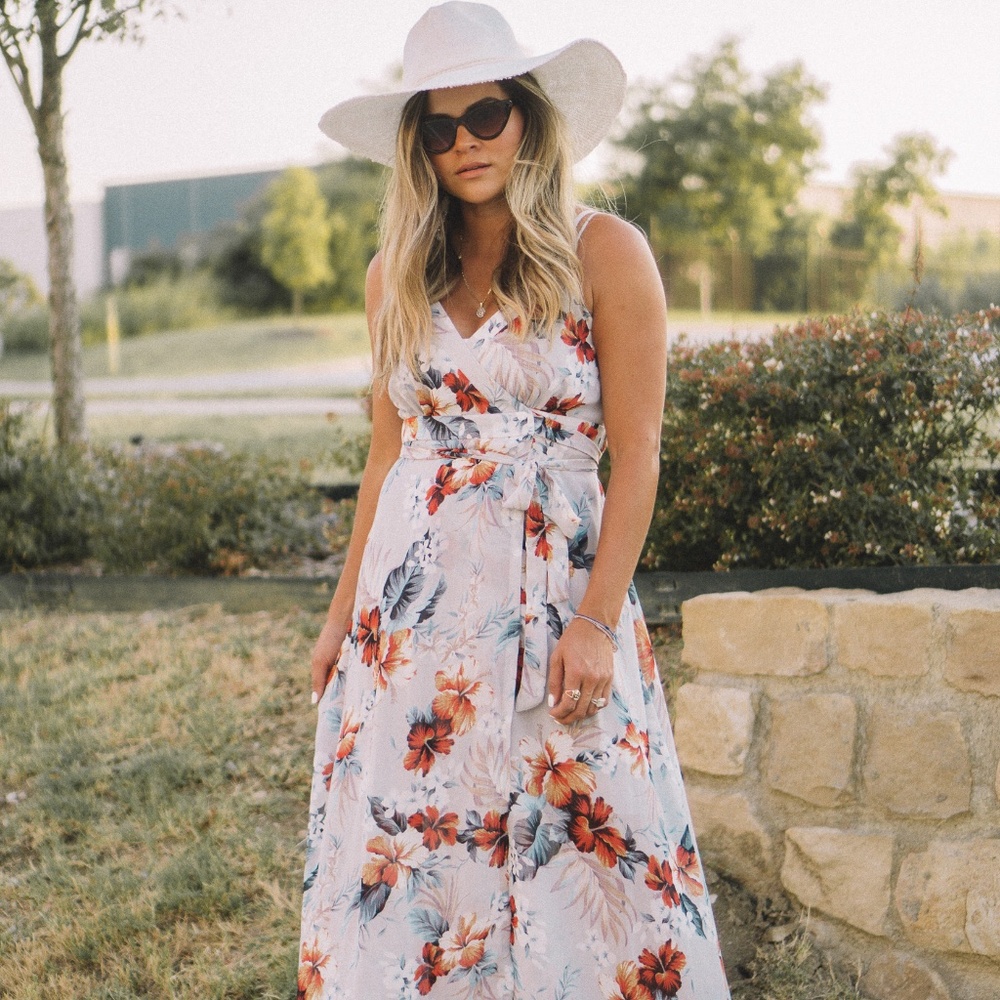 Gilli Wrap Floral Dress
